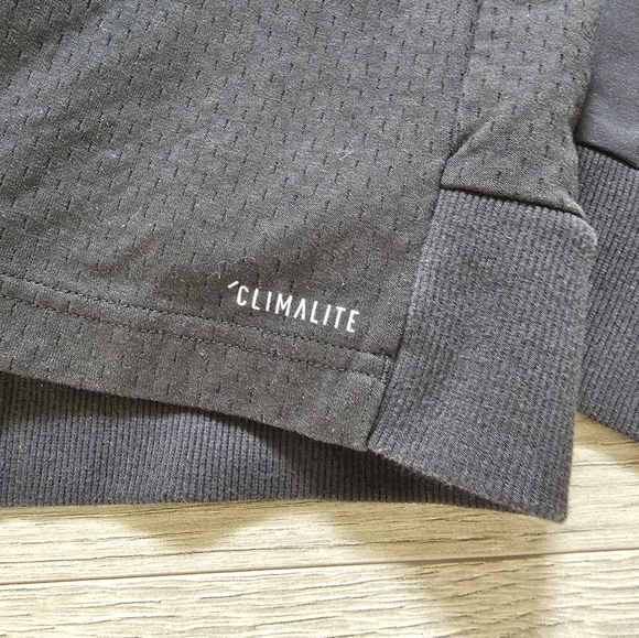 Adidas Kansas Jayhawks Climalite Zip Up Warm Up Jacket Mens Medium - Picture 5 of 5